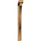 Ekena Millwork Funston Block Rough Sawn Bracket w/ Offset Brace, Western Red Cedar, 4"W x 40"D x 40"H BKT0402X40X40FST05RWR - alternate 3
